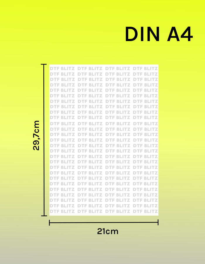 DTF Transfer DIN A4