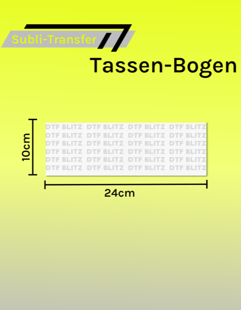 Sublimation Transfer für Tassen