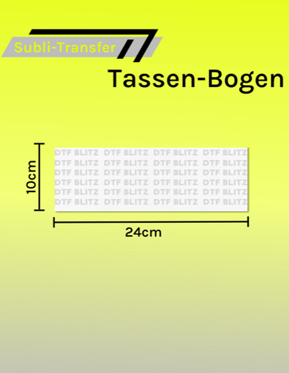 Sublimation Transfer für Tassen