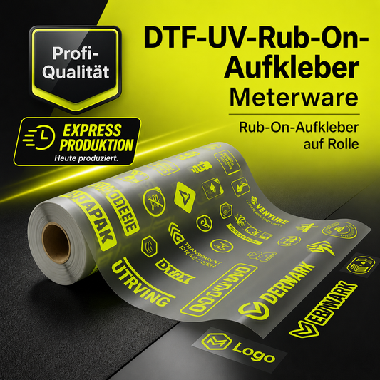 EXPRESS UV-DTF Großformat 56×100 cm — Versand in 24 Stunden