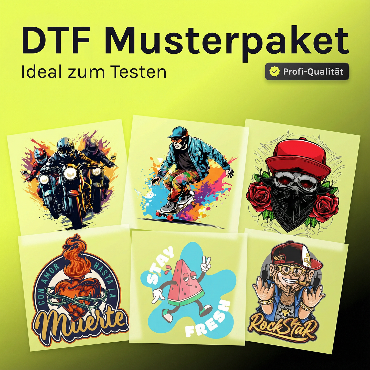 DTF Transfer Musterpaket